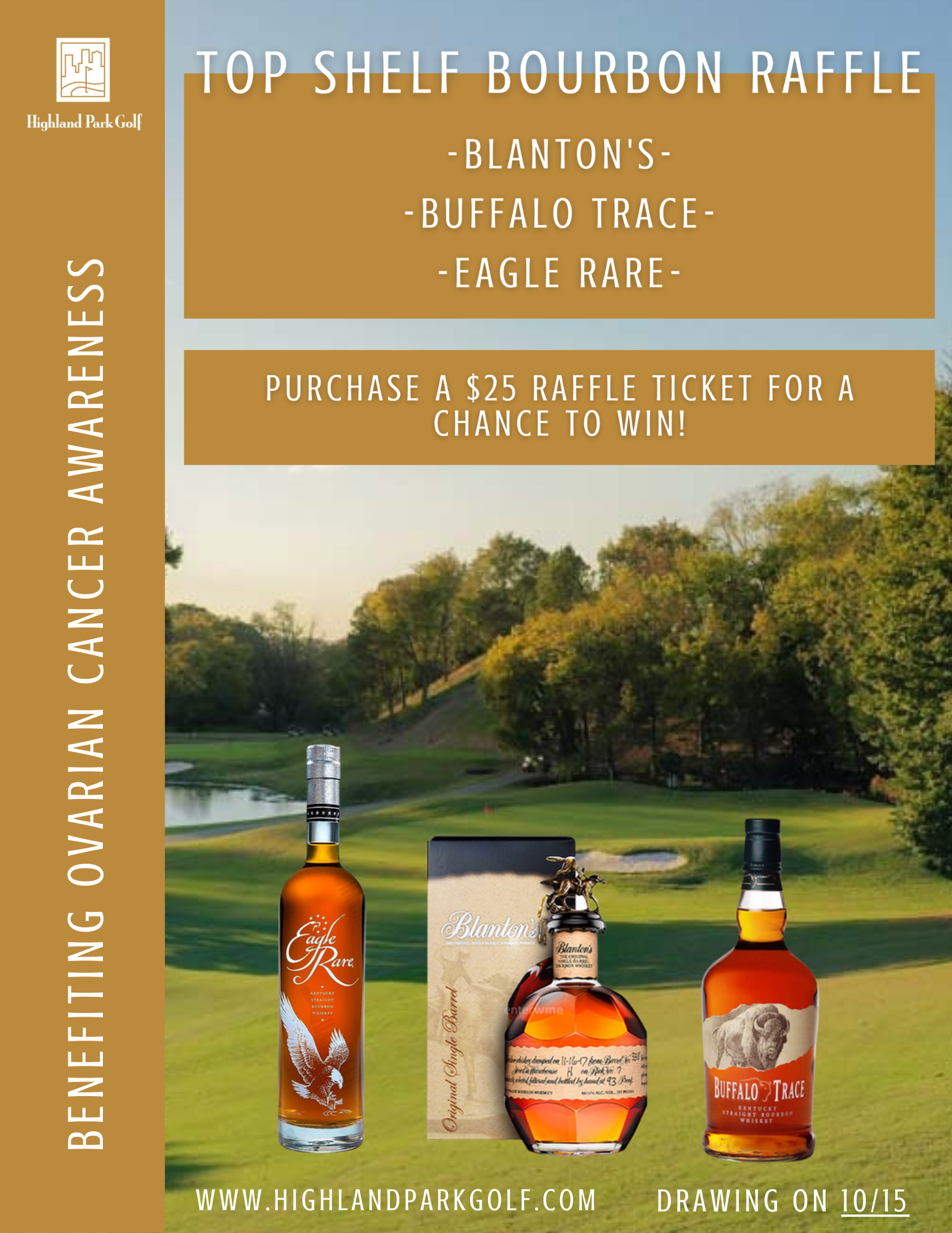 Bourbon Raffle in Support of Ovarian Cancer Awareness